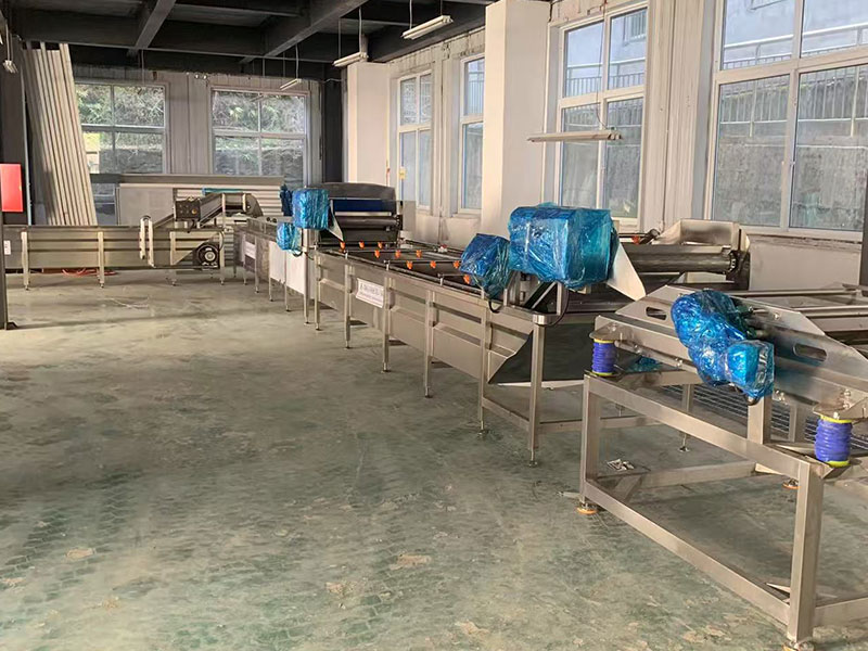 陕西果蔬脆片低温油炸加工现场